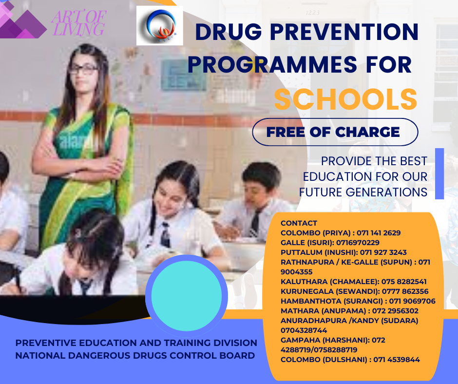 striving towards drug free sri lanka essay